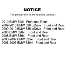 Load image into Gallery viewer, Front Rear Disc Brake Rotor Ceramic Pad Kit For BMW 530xi 535xi 528i xDrive 535i