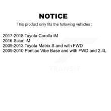 Charger l'image dans la galerie, Front Rear Brake Rotor Ceramic Pad Kit For Toyota Matrix Pontiac Vibe Corolla iM