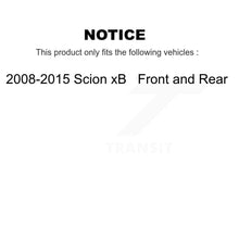 Charger l&#39;image dans la galerie, [Front+Rear] 2008-2015 Scion xB Premium OE Brake Rotors &amp; Ceramic Pads Kit For Max Braking
