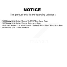 Load image into Gallery viewer, Front Rear Disc Brake Rotors And Ceramic Pads Kit For BMW 328i 325i 323i