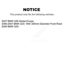 Load image into Gallery viewer, Front Rear Disc Brake Rotors And Ceramic Pads Kit For BMW 328i 325i 323i