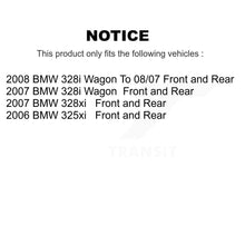 Load image into Gallery viewer, Front Rear Disc Brake Rotors And Ceramic Pads Kit For BMW 328i 328xi 325xi