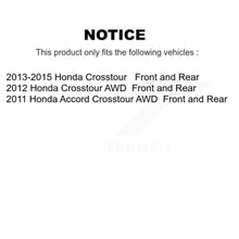 Charger l'image dans la galerie, Front Rear Disc Brake Rotors And Ceramic Pads Kit For Honda Crosstour Accord