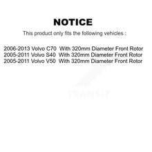 Load image into Gallery viewer, Front Rear Disc Brake Rotors And Ceramic Pads Kit For Volvo S40 C70 V50