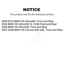 Charger l'image dans la galerie, Front Rear Disc Brake Rotors And Ceramic Pads Kit For BMW X5 X6