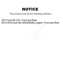 Load image into Gallery viewer, Front Rear Disc Brake Rotors And Ceramic Pads Kit For Audi Q5