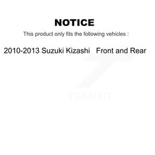 Load image into Gallery viewer, [Front+Rear] 2010-2013 Suzuki Kizashi Premium OE Brake Rotors &amp; Ceramic Pads Kit For Max Braking