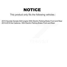Load image into Gallery viewer, Front Rear Disc Brake Rotor &amp; Ceramic Pad Kit For 2015 Hyundai Sonata GAS engine