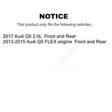 Load image into Gallery viewer, Front Rear Disc Brake Rotors And Ceramic Pads Kit For Audi Q5