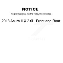 Load image into Gallery viewer, [Front+Rear] 2013 Acura ILX 2.0L Premium OE Brake Rotors &amp; Ceramic Pads Kit For Max Braking