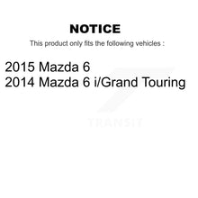 Load image into Gallery viewer, Front Rear Disc Brake Rotors And Ceramic Pads Kit For Mazda 6