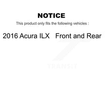 Load image into Gallery viewer, [Front+Rear] 2016 Acura ILX Premium OE Brake Rotors &amp; Ceramic Pads Kit For Max Braking
