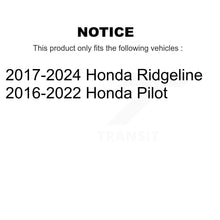 Charger l'image dans la galerie, Front Rear Disc Brake Rotors And Ceramic Pads Kit For Honda Pilot Ridgeline