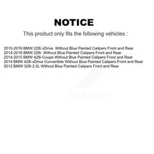 Load image into Gallery viewer, Front Rear Disc Brake Rotors And Ceramic Pads Kit For BMW 328i 428i xDrive 228i