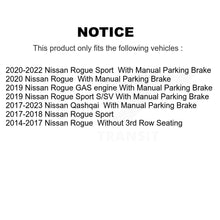 Charger l'image dans la galerie, Front Rear Disc Brake Rotors And Ceramic Pads Kit For Nissan Rogue Sport Qashqai