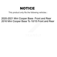 Load image into Gallery viewer, Front Rear Disc Brake Rotors And Ceramic Pads Kit For Mini Cooper