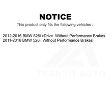 Charger l'image dans la galerie, Front Rear Disc Brake Rotors And Ceramic Pads Kit For BMW 528i xDrive