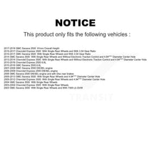 Load image into Gallery viewer, Rear Disc Brake Rotor Ceramic Pad Kit For Chevrolet Express 3500 2500 GMC Savana