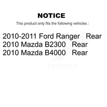 Load image into Gallery viewer, Rear Disc Brake Rotors And Ceramic Pads Kit For Ford Ranger Mazda B2300 B4000