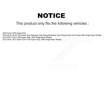 Load image into Gallery viewer, Rear Disc Brake Rotors And Ceramic Pads Kit For Ford F-250 Super Duty F-350