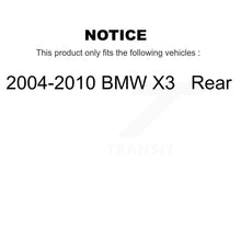 Load image into Gallery viewer, Rear Disc Brake Rotors And Ceramic Pads Kit For 2004-2010 BMW X3