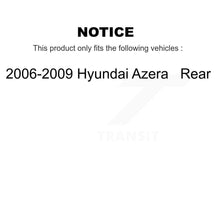 Load image into Gallery viewer, Rear Disc Brake Rotors And Ceramic Pads Kit For 2006-2009 Hyundai Azera