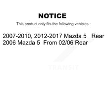 Load image into Gallery viewer, Rear Disc Brake Rotors And Ceramic Pads Kit For Mazda 5