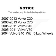 Load image into Gallery viewer, Rear Disc Brake Rotors And Ceramic Pads Kit For Volvo S40 C70 C30 V50