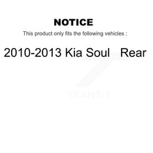 Charger l&#39;image dans la galerie, Rear Disc Brake Rotors And Ceramic Pads Kit For 2010-2013 Kia Soul