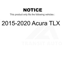 Charger l&#39;image dans la galerie, Rear Disc Brake Rotors And Ceramic Pads Kit For 2015-2020 Acura TLX