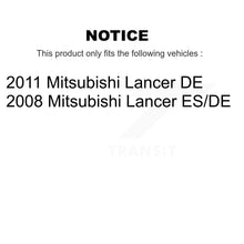 Charger l'image dans la galerie, Front Rear Disc Brake Rotor Ceramic Pad And Drum Kit (7Pc) For Mitsubishi Lancer