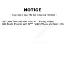 Load image into Gallery viewer, Front Rear Disc Brake Rotors Ceramic Pads And Drum Kit (7Pc) For Toyota 4Runner