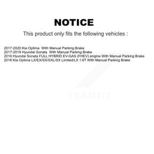 Load image into Gallery viewer, Rear Disc Brake Rotors And Ceramic Pads Kit For Hyundai Sonata Kia Optima