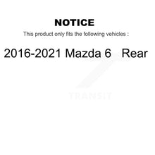 Load image into Gallery viewer, Rear Disc Brake Rotors And Ceramic Pads Kit For 2016-2021 Mazda 6