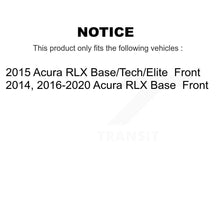 Load image into Gallery viewer, Front Disc Brake Rotors And Ceramic Pads Kit For Acura RLX