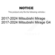 Load image into Gallery viewer, [Front] 2017-2022 Mitsubishi Mirage G4 Premium OE Brake Rotors &amp; Ceramic Pads Kit For Max Braking