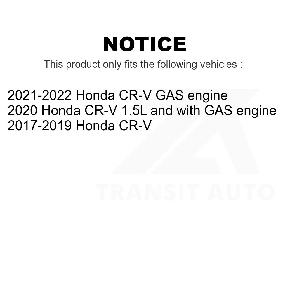 Front Rear Disc Brake Rotors And Ceramic Pads Kit For Honda CR-V