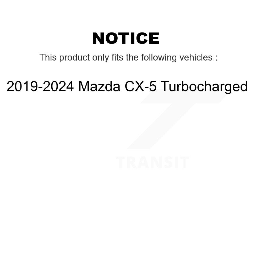 [Front+Rear] 2019-2022 Mazda CX-5 Turbocharged Premium OE Brake Rotors & Ceramic Pads Kit For Max Braking