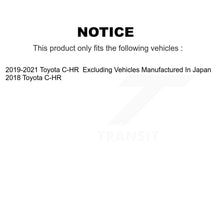 Charger l'image dans la galerie, Front Disc Brake Rotors And Ceramic Pads Kit For Toyota C-HR