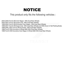 Load image into Gallery viewer, Front Rear Brake Rotors Ceramic Pad Kit For Ford E-350 Super Duty Econoline Club
