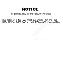 Load image into Gallery viewer, Front Rear Disc Brake Rotors And Ceramic Pads Kit For Ford F-150