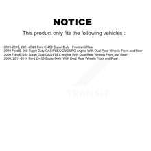 Charger l'image dans la galerie, Front Rear Disc Brake Rotors And Ceramic Pads Kit For Ford E-450 Super Duty