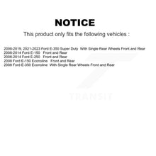 Load image into Gallery viewer, Front Rear Brake Rotor And Ceramic Pad Kit For Ford E-350 Super Duty E-250 E-150