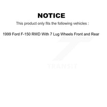 Charger l&#39;image dans la galerie, [Front+Rear] 1999 Ford F-150 RWD Premium OE Brake Rotor Drum Kit &amp; Ceramic Pads For Max Braking