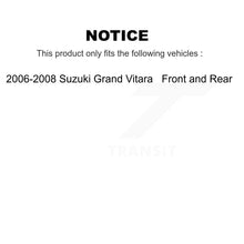 Load image into Gallery viewer, [Front+Rear] 2006-2008 Suzuki Grand Vitara Premium OE Brake Rotor Drum Kit &amp; Ceramic Pads For Max Braking