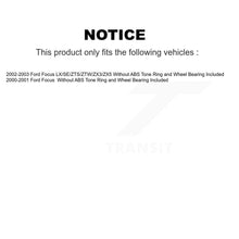 Charger l'image dans la galerie, Front Rear Disc Brake Rotors Ceramic Pads And Drum Kit For Ford Focus