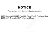 Load image into Gallery viewer, Front Rear Disc Brake Rotors Ceramic Pads And Drum Kit For Chevrolet HHR