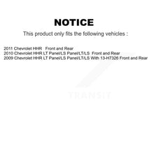 Load image into Gallery viewer, Front Rear Disc Brake Rotors Ceramic Pads And Drum Kit For Chevrolet HHR