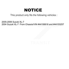 Charger l'image dans la galerie, Front Rear Disc Brake Rotors Ceramic Pads And Drum Kit For Suzuki XL-7