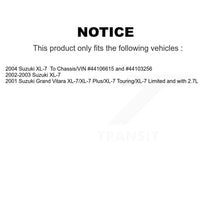 Charger l'image dans la galerie, Front Rear Disc Brake Rotors Ceramic Pad &amp; Drum Kit For Suzuki XL-7 Grand Vitara